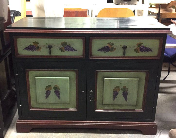 Hand Painted Storage Cabinet (1 of 9)