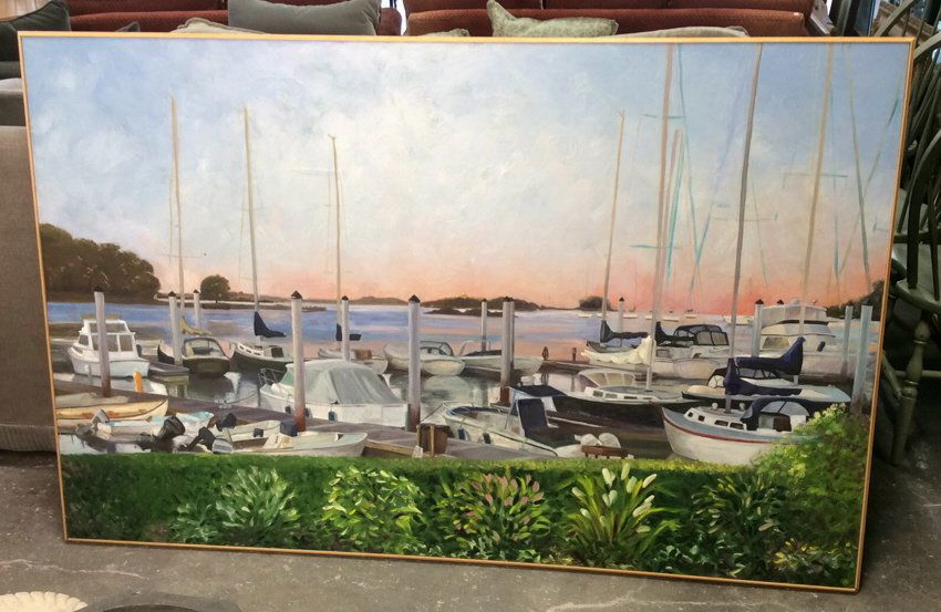 Sailboat Painting on Canvas (1 of 10)