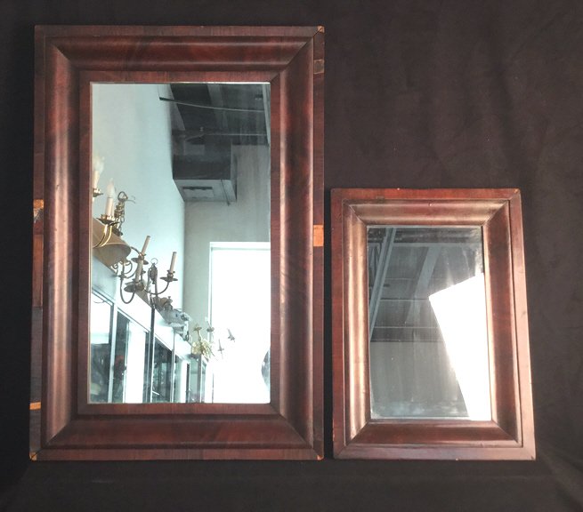 2 Wood Framed Vintage Mirrors (1 of 8)