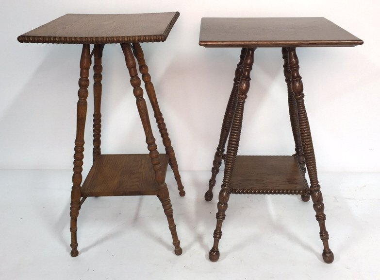 Set of Vintage Fancy American End Tables (1 of 9)