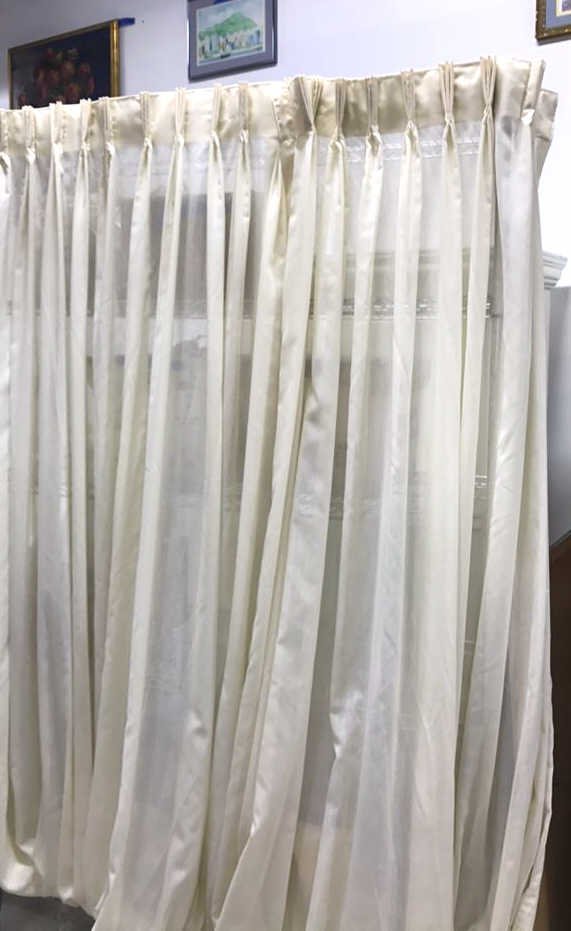 3 Sets of Sheer Custom Window Draperies (1 of 6)