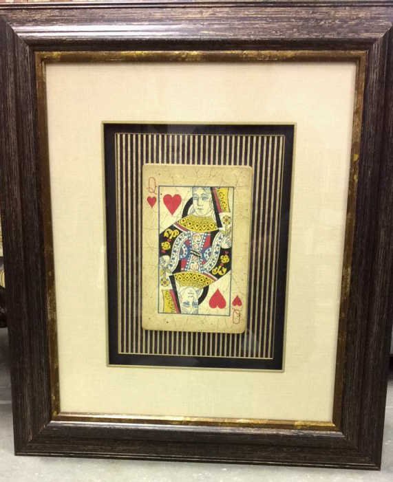 Queen Playing Card Mixed Media (1 of 3)