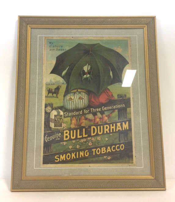 Framed Vintage Tobacco Poster (1 of 8)