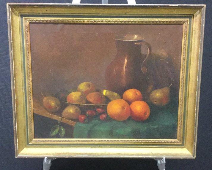 Assorted Fruits Framed Canvas Painting (1 of 4)