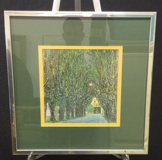 Framed Art Work of Tree Lined Path (1 of 3)