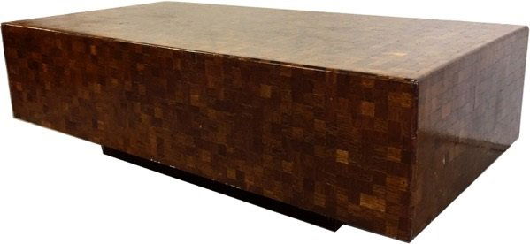 Parquetry Checkerboard Cocktail Table (1 of 10)