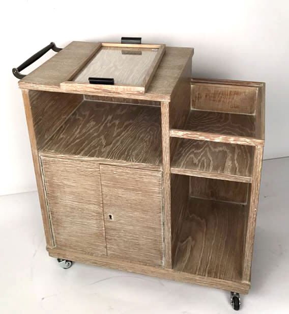 Mid Century Modern Rolling Bar Cart (1 of 10)