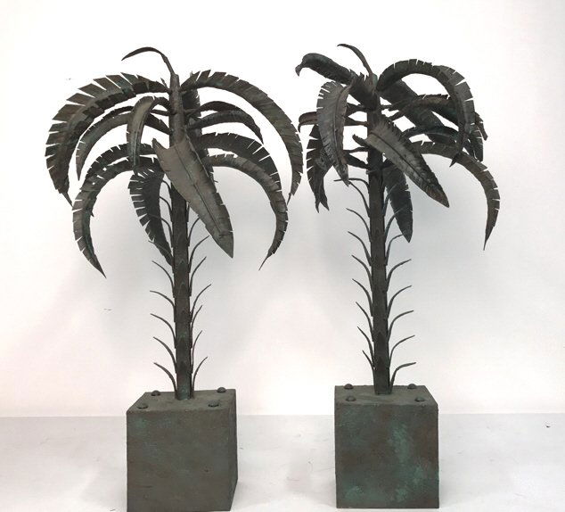 Pair Decorative Metal Palm Trees (1 of 10)