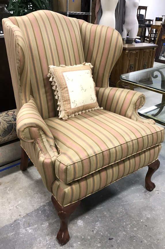 ETHAN ALLEN Wingback Arm Chair (1 of 10)