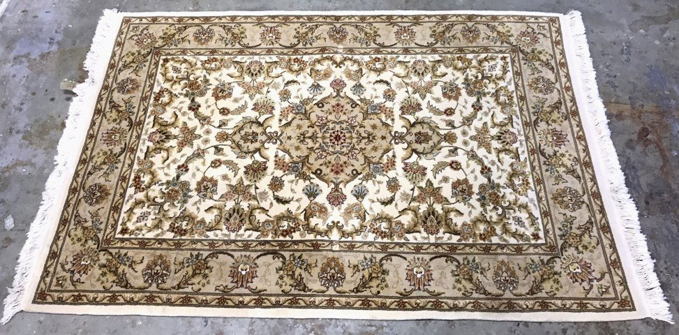 Oriental Wool Cut Pile Area Rug (1 of 7)