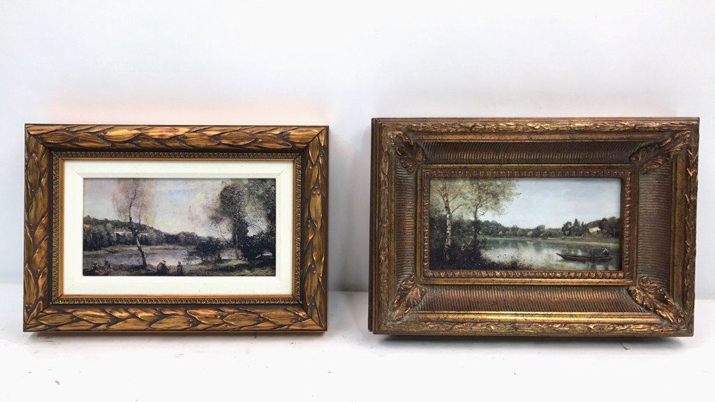 Set ETHAN ALLEN Bulk Framed Glice Decorative (1 of 7)