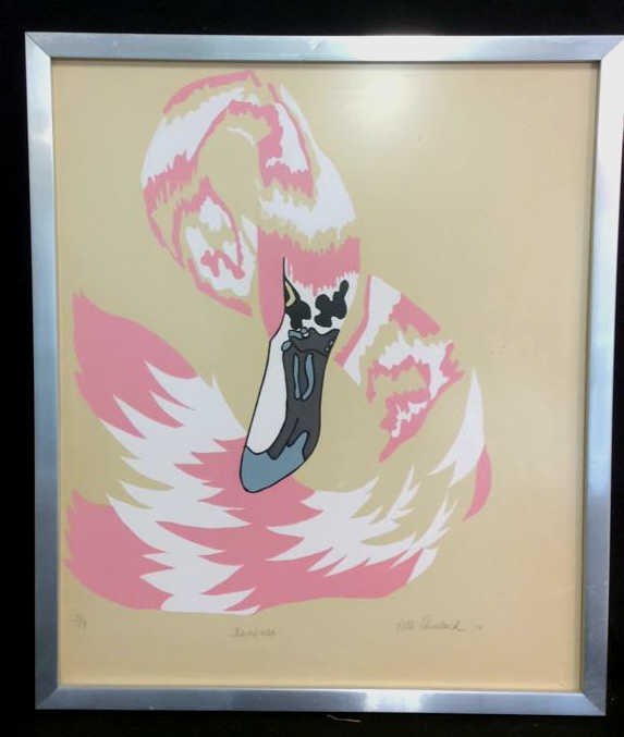 Patti Auerbach Signed Flamingo lithograph (1 of 8)