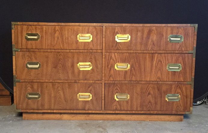 Dixie Campaigner 6 Drawer Dresser