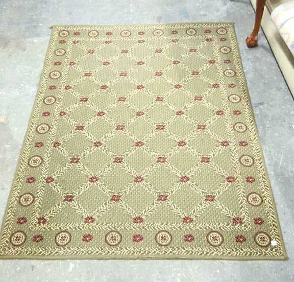 Green Pattern Area Rug (1 of 4)