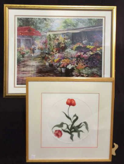 Signed Floral Theme Artwork (1 of 7)