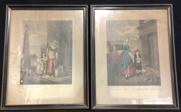 Pair Framed F. Wheabley RA Plates (1 of 10)