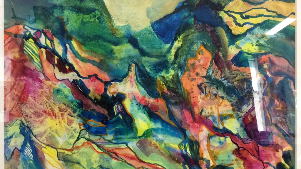 Lita Schwartzberg Abstract Acrylic Artwork (1 of 10)