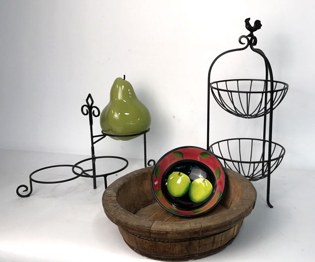 Group Lot Multi-Tiered Wrought Iron Stands (1 of 8)