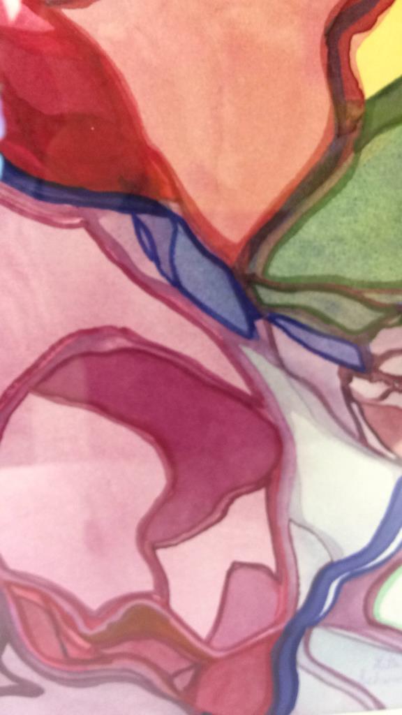 Lita Schwartzberg signed abstract artwork (1 of 10)