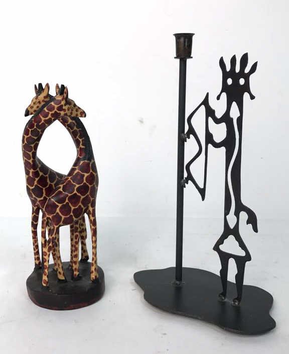 Set African Tribal Safari Sculptures (1 of 7)