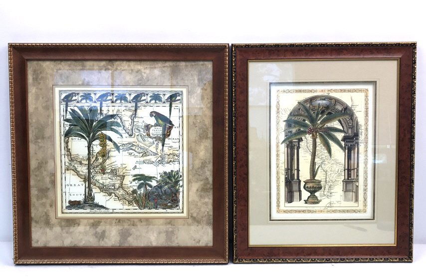 Set ETHAN ALLEN Map Theme Prints (1 of 6)