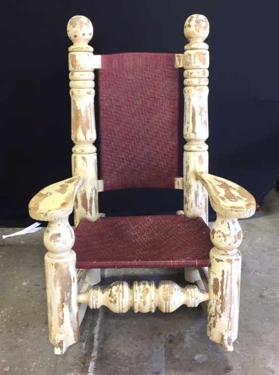 Antique Folk American Rocking Chair (1 of 8)