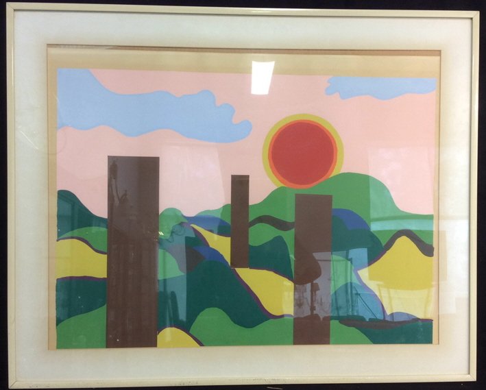 Framed Acrylic Pop Art painting (1 of 8)