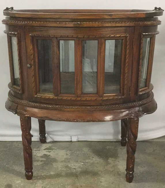 Vintage Vitrine Glass Display Case w/ Tray (1 of 10)