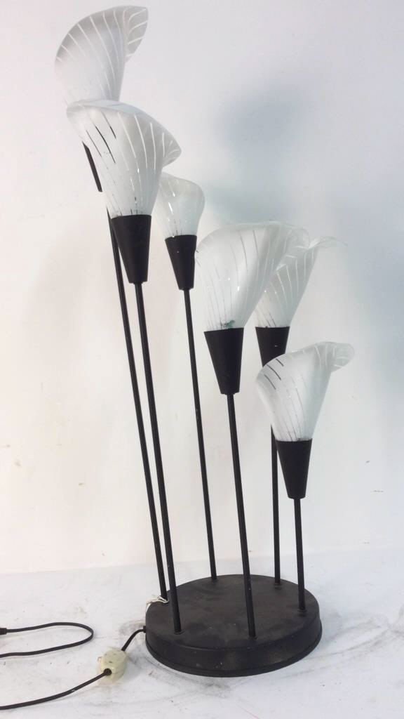 Mid Century Modern Style 6 Arm Tulip Lamp (1 of 9)