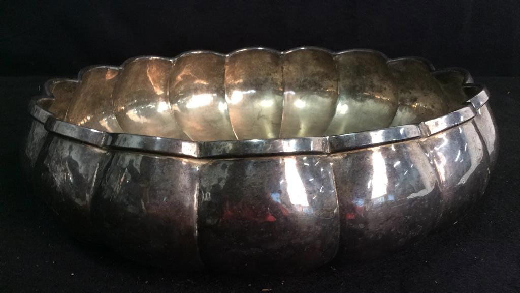 Italian Silver Plate Center Piece Bowl (1 of 8)