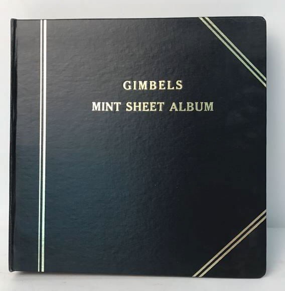 GIMBELS MINT SHEET ALBUM Stamps 17 Pages (1 of 10)