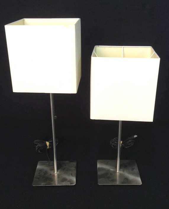 Pair Mid Century Modern Slim Lamps (1 of 10)