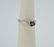 10K White Gold Ring With Ruby Stone - 2