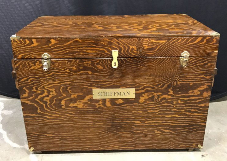 Vintage Wood Horse Trunk (1 of 8)