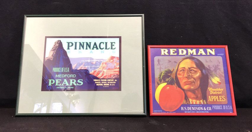 Vintage American Crate Labels Preserved & Framed (1 of 9)