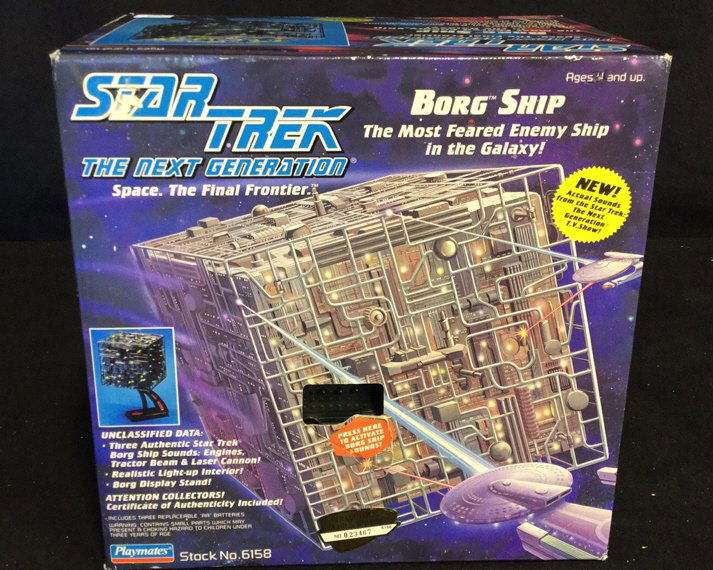 Star Trek Borg Ship W Certificate Of Authenticity (1 of 5)