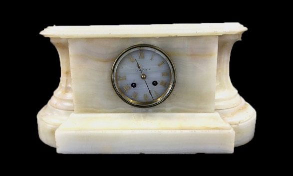 Antique TIFFANY & CO Marble Mantle Clock (1 of 10)