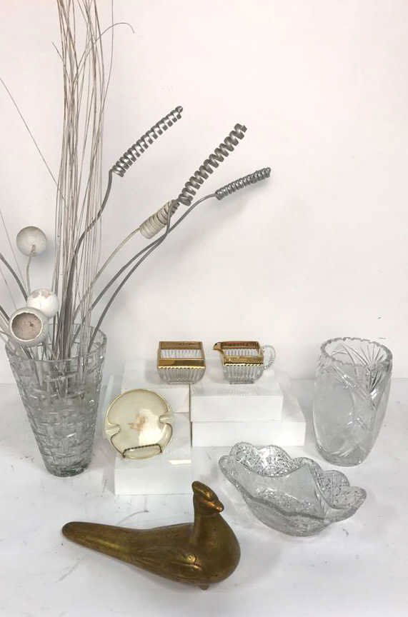 Group Lot Cut Crystal & Table Articles (1 of 10)