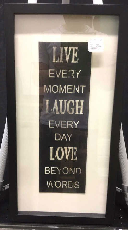 Framed Double Matted Written Quotation (1 of 5)