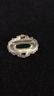 Art Deco Sterling Pin With Green Stone - 4