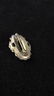 Art Deco Sterling Pin With Green Stone - 5