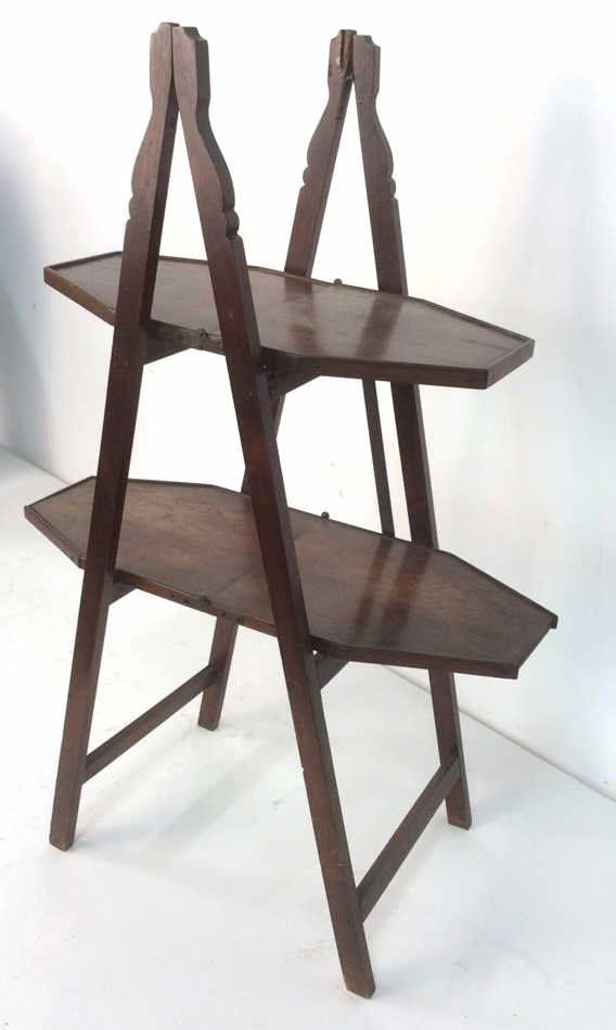 Antique Walnut Folding Tea Table (1 of 10)