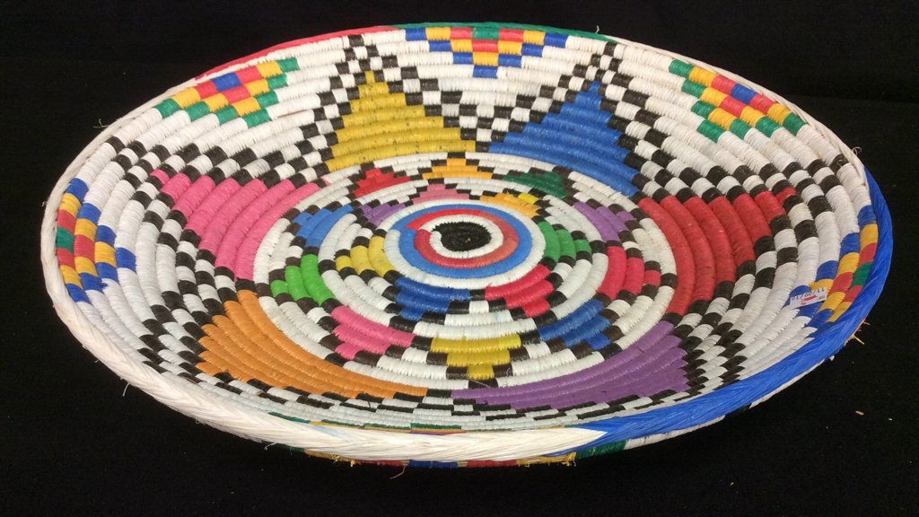 Hand Woven Colorful Moroccan Basket (1 of 10)