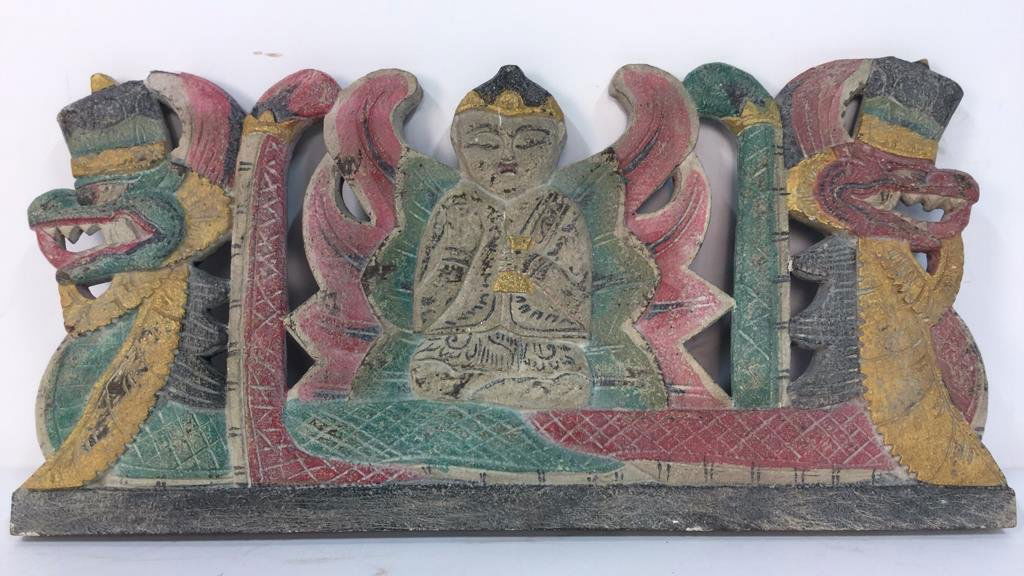 Vintage Asian Wood Carving (1 of 9)