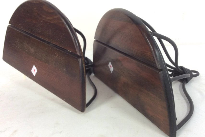 Pair Wood And Metal Wall Brackets (1 of 7)