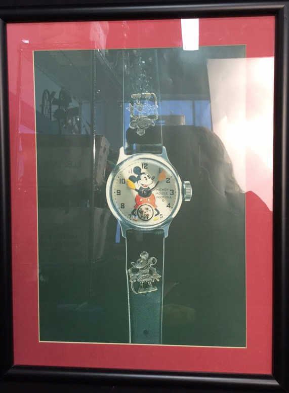 Framed Photograph Of Mickey Mouse Watch (1 of 8)