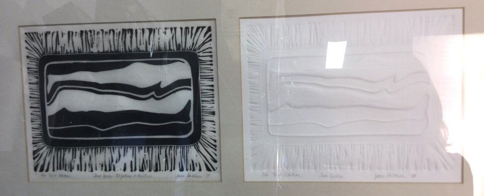 Joan Goldman Signed Artwork 2 Nudes (1 of 10)