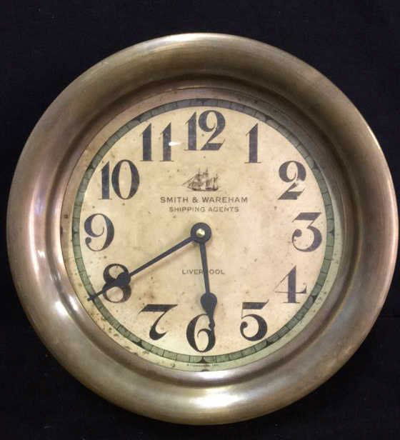 Smith & Wareham Shipping Agents Ships Clock Clock (1 of 10)