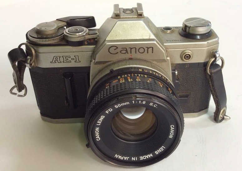 Canon AE -1 Camera With Lens (1 of 9)