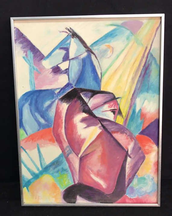 Abstract Geometric Colorful Art Framed (1 of 7)